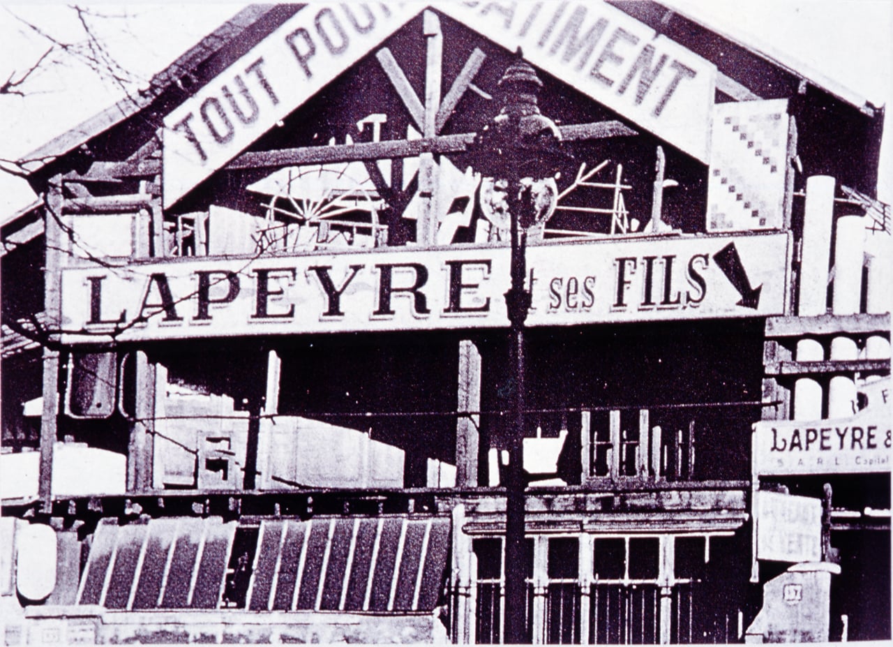 Premier dépôt créé par Lapeyre à Paris, rue de l'abbé Groult (15e arrondissement), 1931