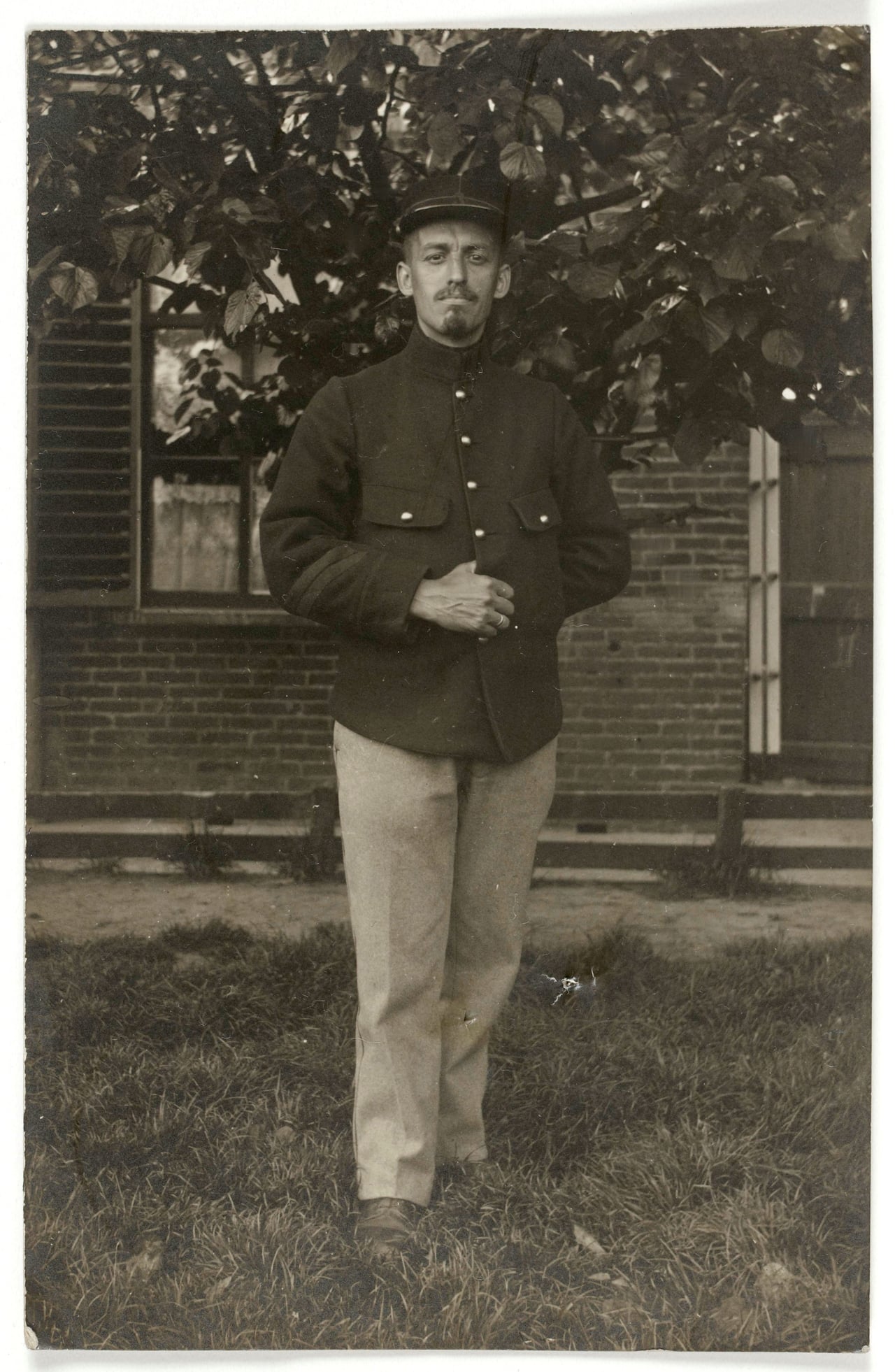 Carte-photo envoyée du Camp d’Oude-Mirdum par Édouard Morénas à Denis Comberousse, 18 juin 1916