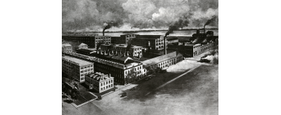 Usine Carborundum à Niagara Falls au Canada, 1913