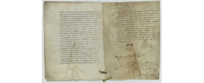 Lettres patentes créant la Manufacture royale de glaces à miroirs en octobre 1665 (dernières pages)