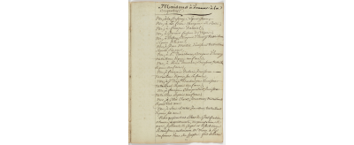 Maisons à donner à la Briqueterie, 7 avril 1780