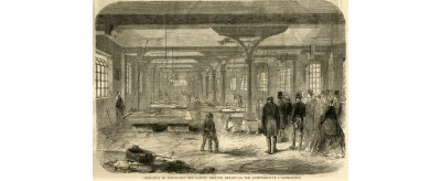 L’atelier de polissage à Chauny, décembre 1858