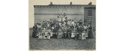 La Garderie à Auboué vers 1912
