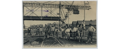 Les dockers de l’usine Saint-Gobain du Boucau, fin du XIXe siècle