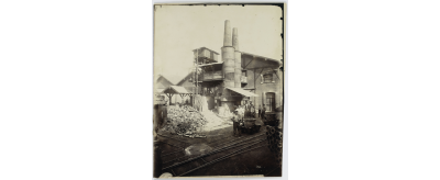 Cubilots où sont produits la fonte à l’usine de Pont-à-Mousson en 1897