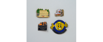 Pin’s Point.P, années 1990