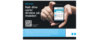 Publicité pour la déclinaison du site Internet de Dahl Danemark sur application mobile, 2013