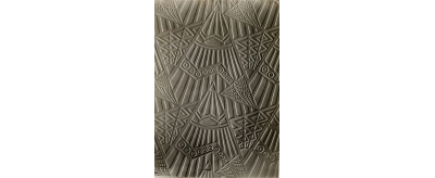 Modèle de verre extra-mince uni et martelé série « Arts déco » n°101, 1931