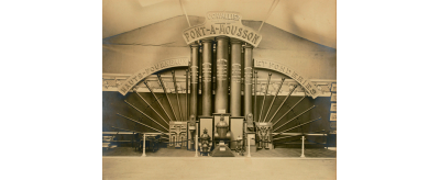 Stand des Fonderies de Pont-à-Mousson à l’Exposition universelle de Buenos Aires, 1910