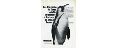« Les Pingouins de Terre Adélie enquêtent à Batimat au stand Isover », 1967