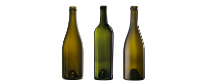 Les bouteilles de vin en verre, 2014