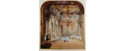 Les miroirs du foyer de la Danse à l'Opéra de Paris, 1879