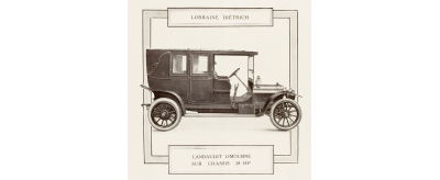 La voiture de la famille Paul, 1913