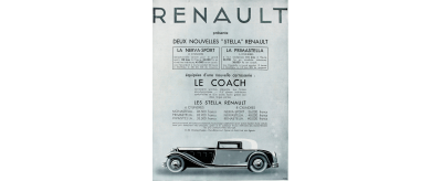 Renault ne jure que par Sécurit et Triplex, 1932