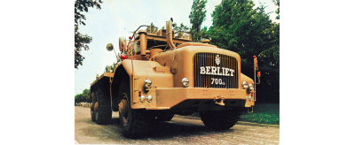 Le camion saharien Berliet 100 tonnes, 1957