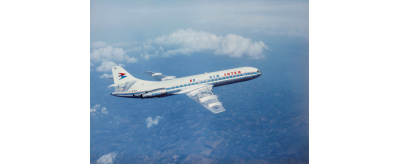 Saint-Gobain à bord de la Caravelle, 1959