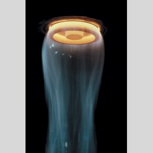 Assiette de fibrage de la laine de verre dans les années 1990