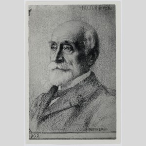 Portrait d’Hector Biver par Frédéric Baker, 1902