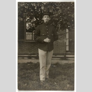Carte-photo envoyée du Camp d’Oude-Mirdum par Édouard Morénas à Denis Comberousse, 18 juin 1916