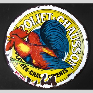 Logo "au coq" de la société Poliet et Chausson, 1939