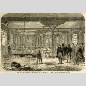 L’atelier de polissage à Chauny, décembre 1858