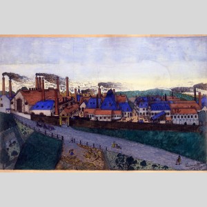 La glacerie de Saint-Gobain vue par Louis Lemoine
