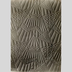 Modèle de verre extra-mince uni et martelé série « Arts déco » n°101, 1931