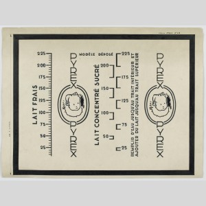 Modèle de l’émaillage du biberon en verre Pyrex, années 1930