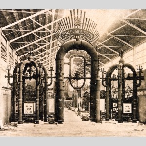 Stand des Fonderies de Pont-à-Mousson à l’exposition universelle de Bruxelles, 1910