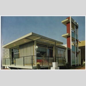 Pavillon « Ombre et Lumière » de Saint-Gobain au XXXe Salon des Arts ménagers, 1961