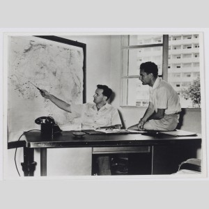 Bureau de l’agence commerciale de Pont-à-Mousson à Dakar (Sénégal), 1956