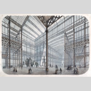 Le Palais de verre de Munich, 1854