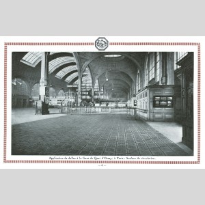 Les dalles en verre de la gare d'Orsay
