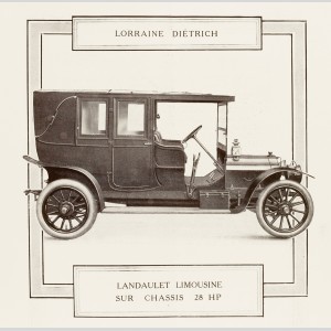 La voiture de la famille Paul, 1913