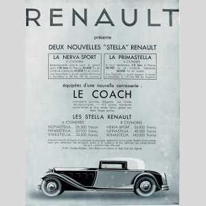 Renault ne jure que par Sécurit et Triplex, 1932