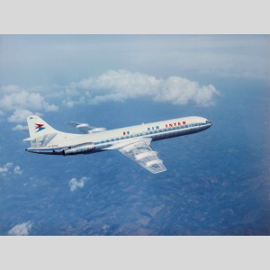 Saint-Gobain à bord de la Caravelle, 1959