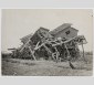 Un bâtiment chimique de la soudière de Chauny soufflé par les bombardements allemands