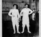 Les sabreurs de Saint-Gobain Sportif, Jean Levavasseur et Jacques Lefevre (Nouvelles de Saint-Gobain), mars 1957