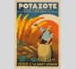 Affiche publicitaire pour le Potazote de Saint-Gobain, 1933