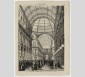 Inauguration de la galerie Victor Emmanuel II de Milan, gravure, dans Le Monde illustré, 1878