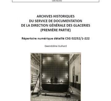 Inventaires archives Saint-Gobain